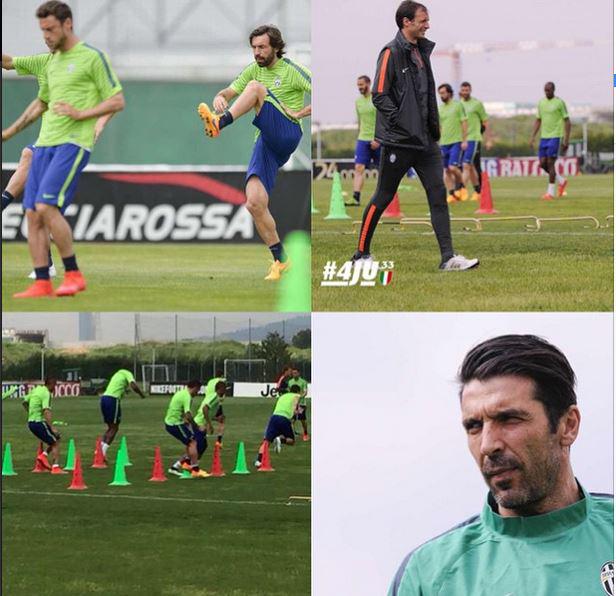 من تدريبات #يوفنتوس استعدادا لمواجهة #ريال_مدريد