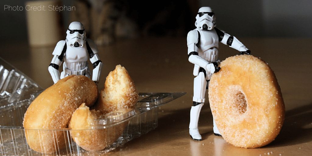 RoyalPinDonuts's tweet photo. "Dough you mind?" #MayThe4thBeWithYou https://t.co/kNikCK4n4s http://t.co/fhtRqzrEDP