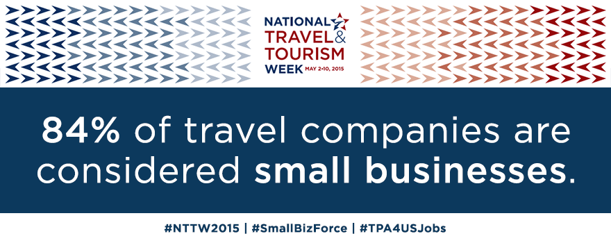 USTravel's tweet image. Travel is small business. #NTTW2015 #TPA4USJobs #SmallBizForce