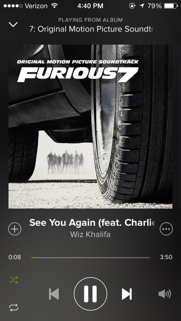 meg777p's tweet photo. When Spotify shuffle plays this song during your last week of college EVER... http://t.co/i6P2ZZbFZf