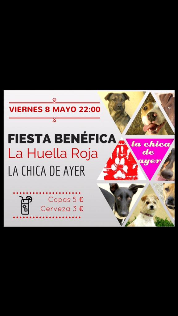 LaChica_DeAyer_'s tweet photo. Este viernes 8, Fiesta benéfica de La Huella Roja en La Chica de Ayer! Ayudemos entre todos!Mil gracias http://t.co/qvyGahfv8Q
