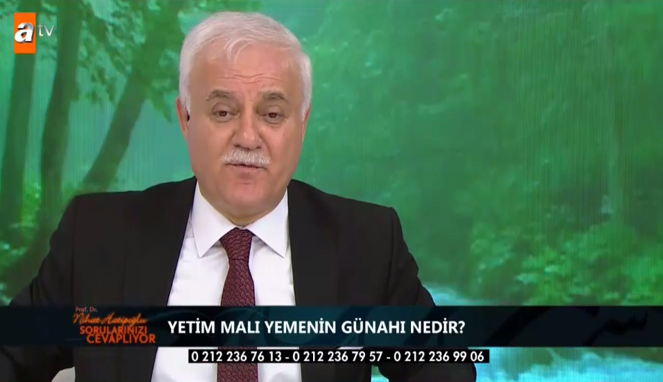 atvcomtr's tweet photo. Prof. Dr. Nihat Hatipoğlu Sorularınızı Cevaplıyor​...

"Yetim malı yemenin günahı nedir?"
http://t.co/gUtH3byWTf http://t.co/awXLRDaf3S