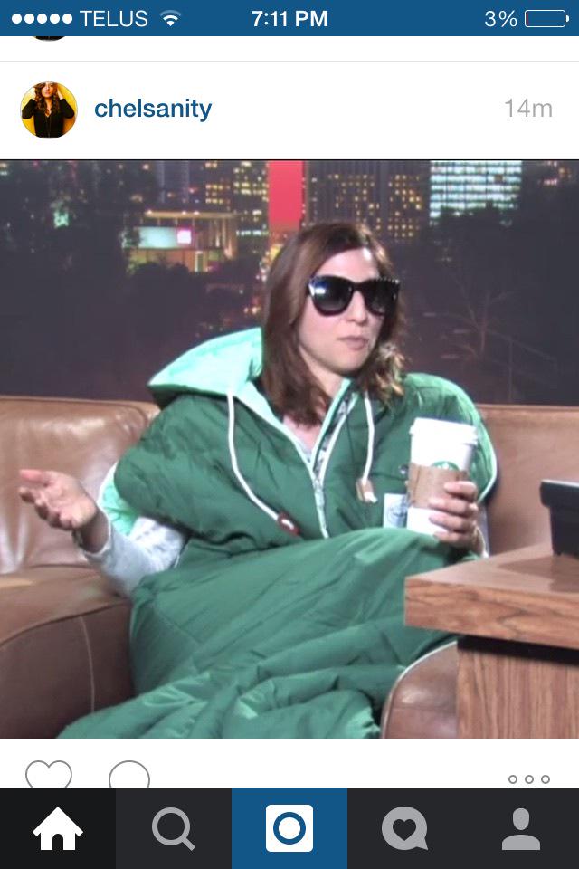 One last post before death: WE LOVE THIS WOMAN. @ChelseaVPeretti