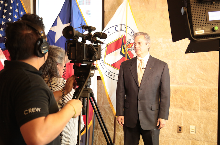 channel_Austin's tweet photo. 78702media had a lot of fun filming @MayorSteveAdler today on location! #ATX #videoproduction #channelAustin http://t.co/48Gdb8yVb4