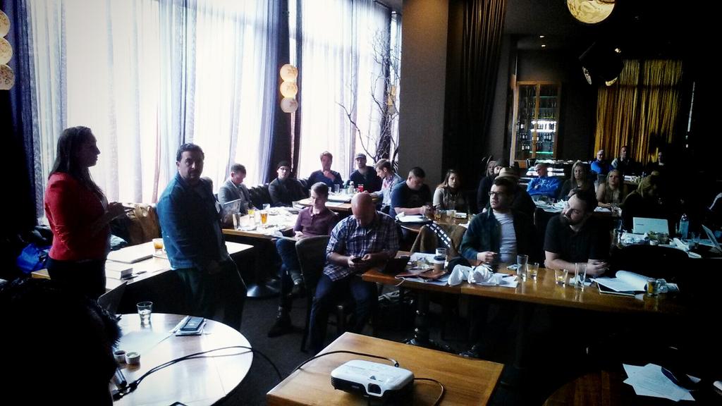 thedapperdiner's tweet photo. Good discussion re: social media use for @TheUSBG chapters #WRLC15 http://t.co/xg44RuY7G1