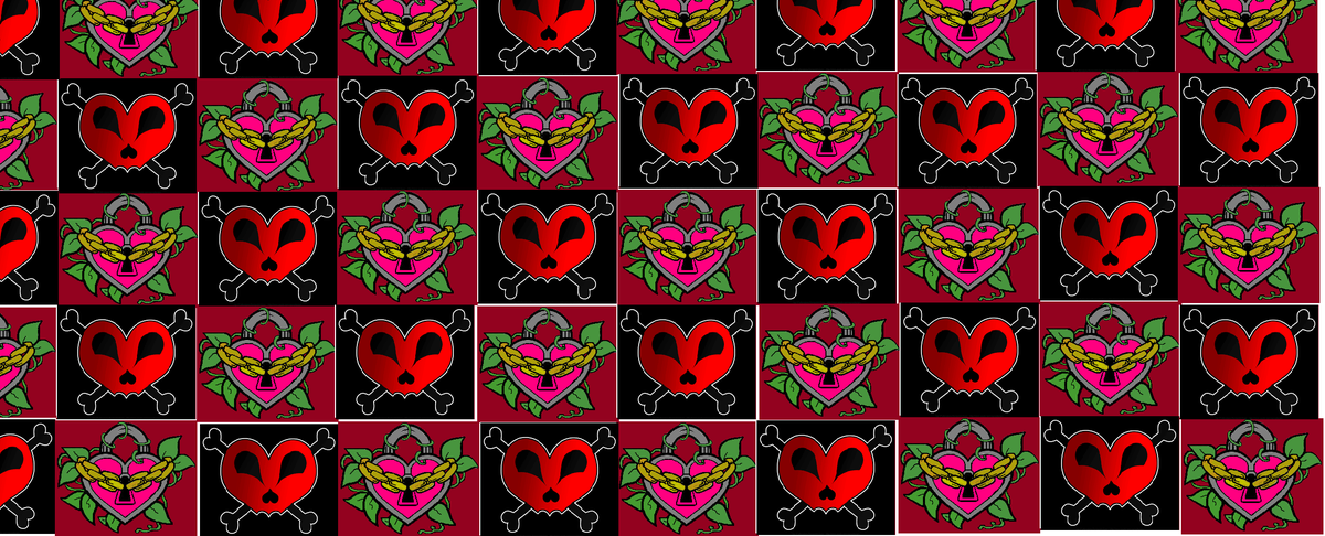 Clare22Edwards's tweet photo. Skulls and Locked up Hearts http://t.co/2q9eQizEUv