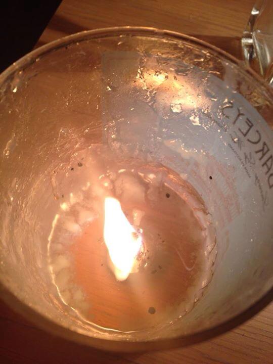Darceys1's tweet photo. Now that's what I call a clean burning candle! #darceys #soywax #paraffinfree #noblackmarks http://t.co/ZQ1bSbz1uq