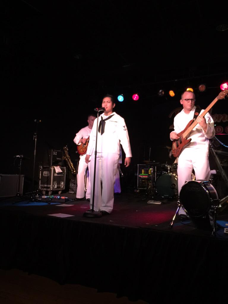 #NBGL #Horizon performing at the Redstone Room on #QUADCITIESTOUR2015 #NavyWeek