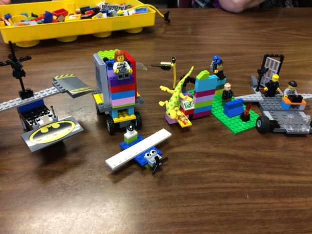 Kaesalady's tweet image. Adults playing with Legos: model what we want for our kids- you can play &amp;amp; learn at 1 time@srcsmaketheway #maketheway