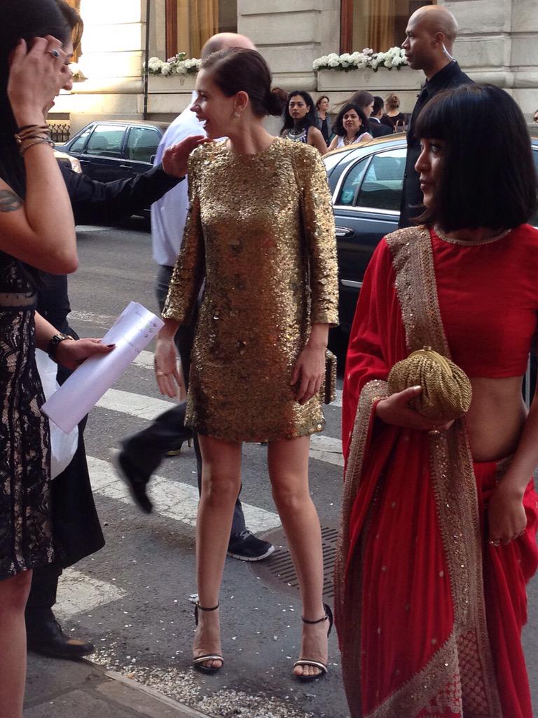 IndiaComAmerica's tweet photo. Kalki Koechlin (@kalkikanmani) arrives for the #NYIFF15 opening night screening of "Margarita With a Straw" http://t.co/6r2XARGq2j