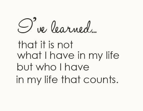 AutoJos_Jakarta's tweet photo. "I've learned that it is not what I have in my life but who I have in my life that counts" http://t.co/DHELUrPglE