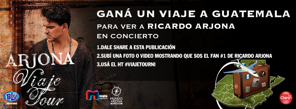 ClaroNicaragua's tweet photo. Si te consideras un verdadero fan tenés que participar, te quedan 16 horas! :) @BLU_Nicaragua #ViajeTourNi http://t.co/65aNSX6SJq