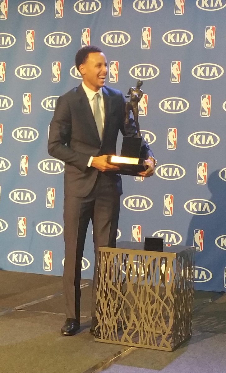 a piece of hardware that's aspirational to earn perspirational to lift & reputational to own #kiamvp #warriors