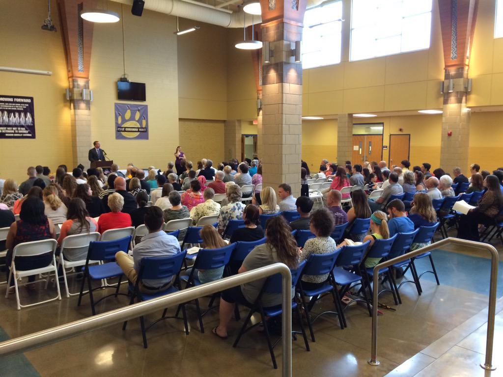 Full house celebrating WCHS senior awards night. #isdstrong