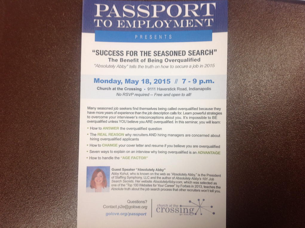 Absolute Abby coming to Passport to Employment.