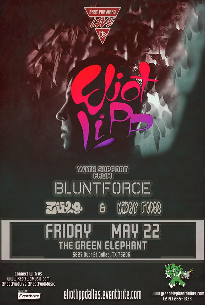 FastFwdLive's tweet image. ⚠️PRICE INCREASE⚠️

@Eliotlipp &amp;amp; @Blunt__Force tix increase in one hour! Get yours now!

Eliotlippdallas.eventbrite.com