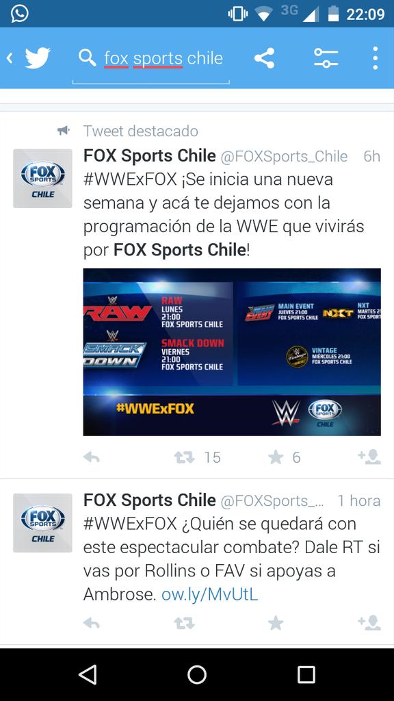 Bricio_Octavio's tweet photo. @FOXSports_Chile  ¿por qué publican esta  programación si no la van a respetar? No podremos ver #MondayNigthRaw http://t.co/mcraXu10CC