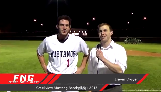 Friday Night Glory (@fridaynghtglory) on Twitter photo Devin Dwyer after scoring the winning run vs Newman Smith fridaynightglory.com/devin-dwyer/ <a href="/creekviewmedia/">Mustang Media</a> <a href="/CreekviewATH/">CreekviewAthletics</a> Devin Dwyer after scoring the winning run vs Newman Smith fridaynightglory.com/devin-dwyer/ <a href="/creekviewmedia/">Mustang Media</a> <a href="/CreekviewATH/">CreekviewAthletics</a>