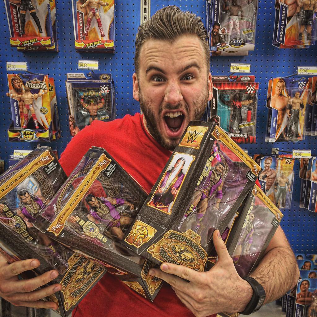 NathanMowery's tweet photo. Me and @TylerBehl1 buying out all of our friend @SCOTTHALLNWO this fine evening. http://t.co/c1J5FtKNHA