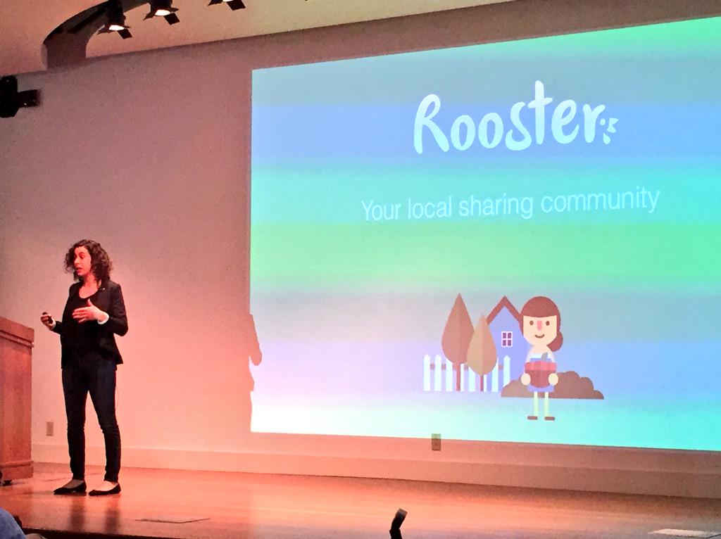 jfiance's tweet photo. #FreeVDemoDay kicks off with Rooster - they're used by 1 in 12 households in Palo Alto! http://t.co/cYp0nb9m3I