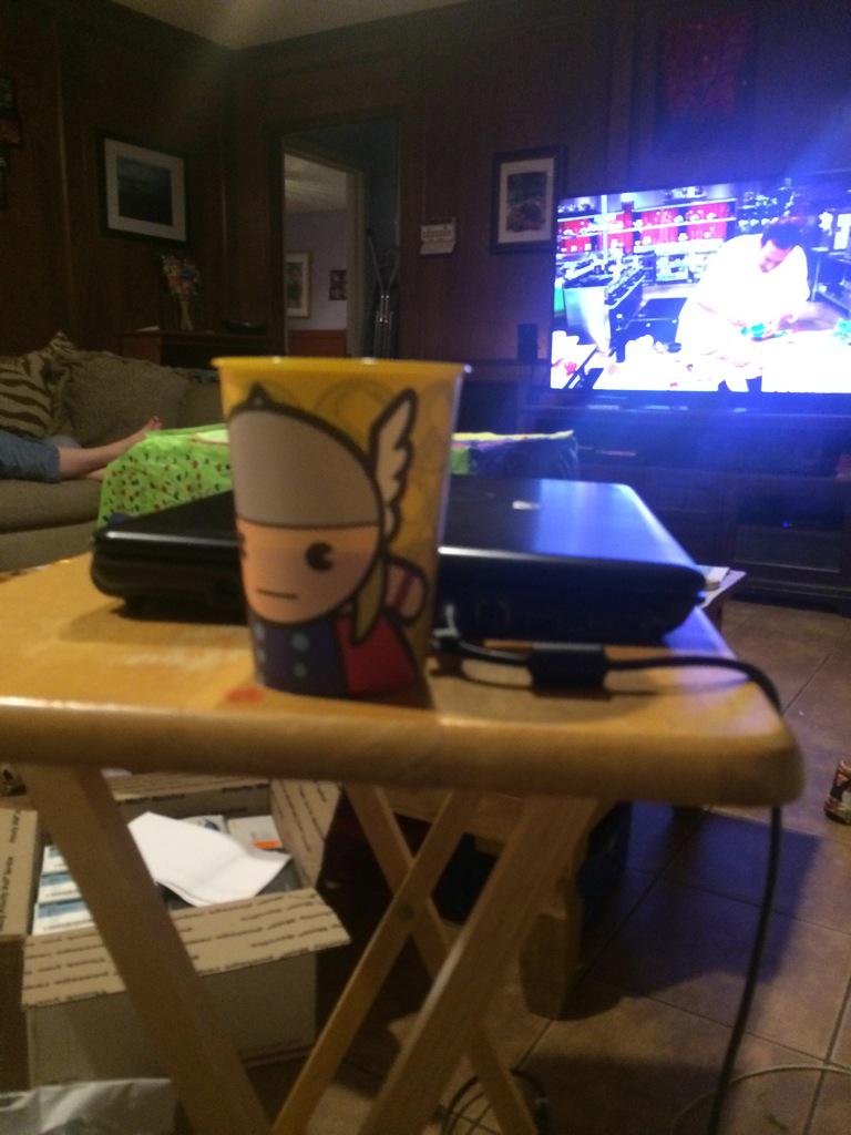 ktell's tweet photo. Being an adult means no one can tell me not to drink wine out of my Thor cup. http://t.co/fnobnoSzk3