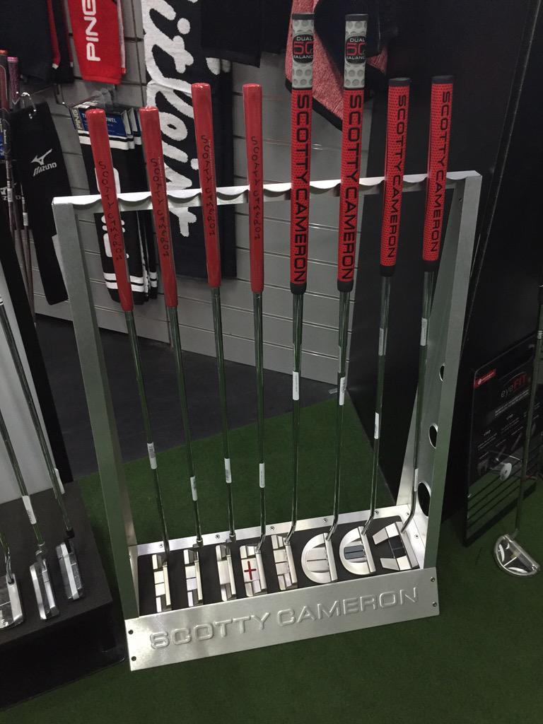 New Scotty Cameron putters just arrived.. 2015 Golo is there as well!