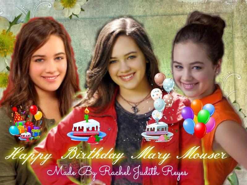Happy Birthday Mary Mouser Made By Rachel Judith Reyes Birthday Banner, via  