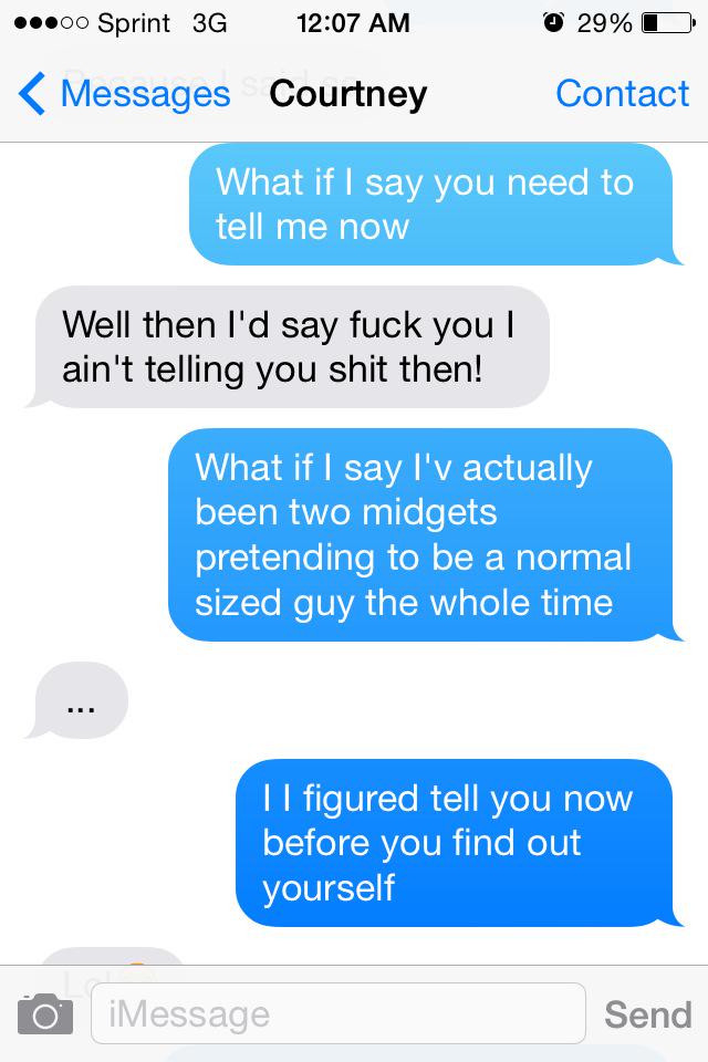 RaymorenoRay's tweet photo. Weird conversations lol @cbenedict101 http://t.co/WuuDJ8p5CG