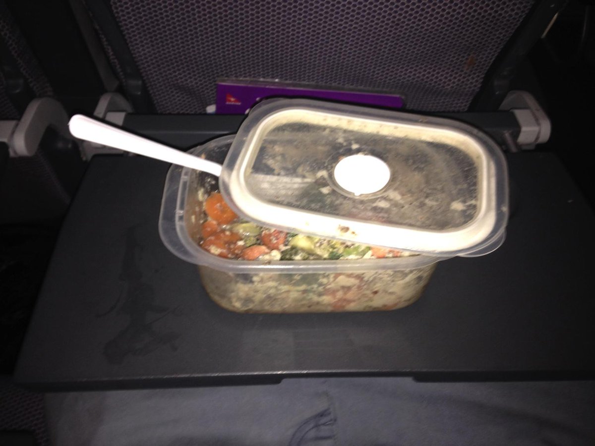 FIFO_wellness's tweet photo. Airplane food sir? No thanks hold the gluten and other crap you have in that..I brought my own :) #fifowellness #BWI http://t.co/3qkf9l635Z