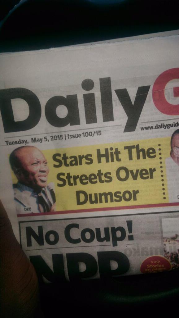 sarkodie's tweet photo. #DumsorMustStop 👍👍👍 http://t.co/14f1Kiq9GD
