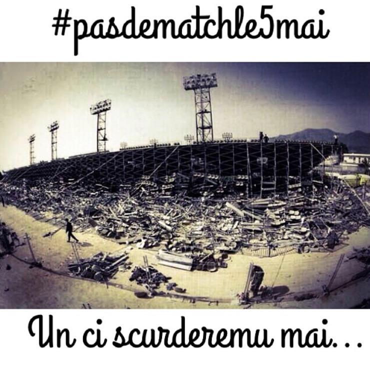 nathmartinetti's tweet photo. Era un 5 di maghju e un ci ne scurderemu mai #pasdematchle5mai #sacralisation #catastrophe #FurianiMaiPiu #Hommage http://t.co/KVIbneVkWS