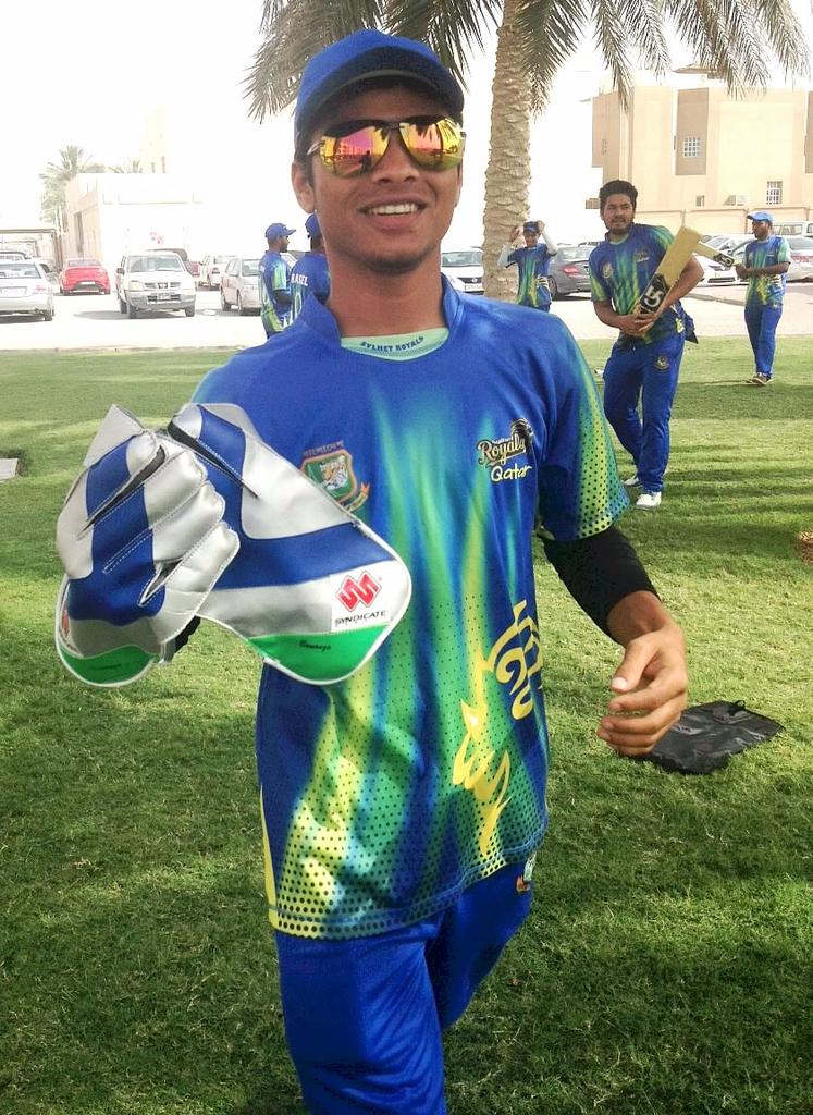 Sk_Abid7's tweet image. #DuringPractice.
 #WicketKeeper S.Abid7
 Before the game against #IndiaXi
 I'm really enjoying my positions in Crckt