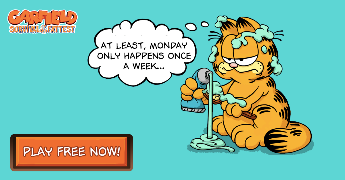 Fun in <a href="/PlayGarfield/">Play Garfield</a> happens every day! Don't you agree, <a href="/Garfield/">Garfield</a>?
Download and Play now: bit.ly/garfield-game