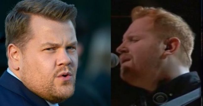 JOEdotie's tweet photo. Video: James Corden was blown away by @gavinjames' performance on his US chat show http://t.co/8pDDuv0ePU http://t.co/ozTtWq5TTn