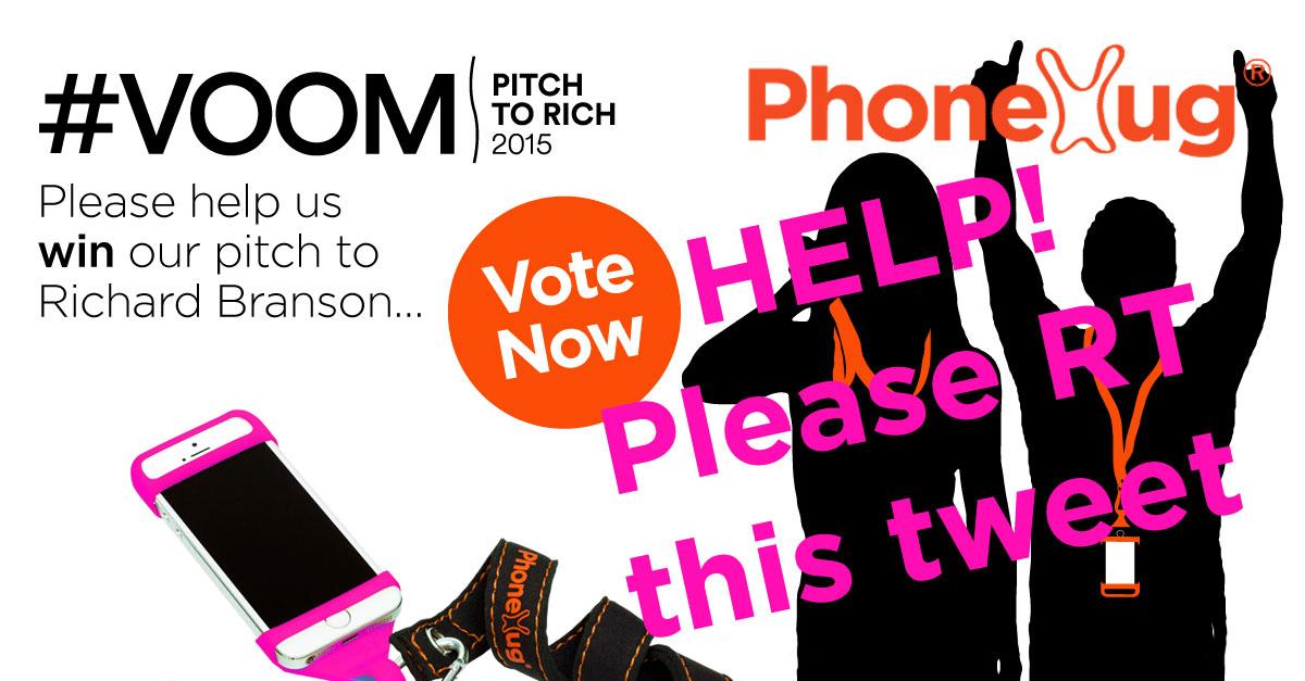 Phonehug's tweet image. 5 HOURS LEFT!
Support @PhoneHug #manchester #london #phonesafe tinyurl.com/k48tuns
CONFIRM EMAIL TO VOTE 
THANK U!
