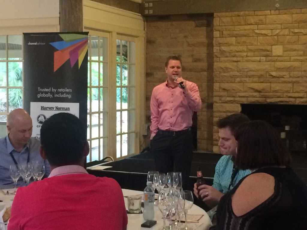 helensvds's tweet photo. @Markgrayonline opening the @ECOMapac beer tasting activity today @iMediaSummitANZ http://t.co/78xQLLn5qN