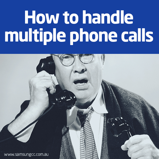 TheSamsungCC's tweet photo. How to handle multiple calls? Learn more about #SamsungCC Messaging Solution: http://t.co/mo2JziVFKR http://t.co/AT9fE38BYw