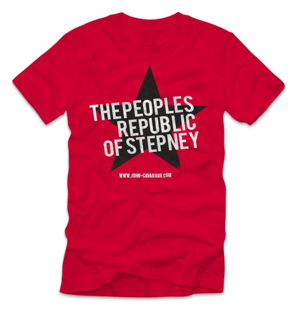 ProStepney's tweet image. Use the &apos;contact&apos; link below to get your Peoples Republic of Stepney T-Shirt - john-cavanagh.com/?hc_location=u…