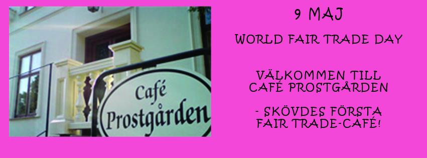 svkskovde's tweet photo. Nu på lördag är det World Fair Trade Day och då passar vi även på att fira att Café Prostgården blivit Fair Trade! http://t.co/OeD72brP4Y