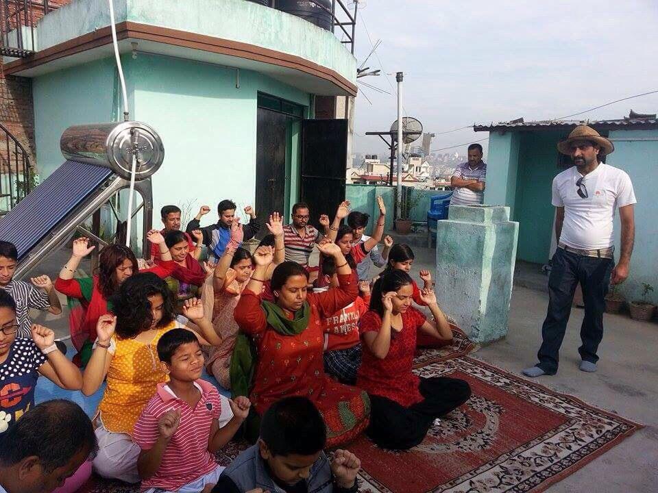 ArtofLiving's tweet photo. The #ArtOfLiving centre in Kathmandu has begun to receive calls to conduct trauma relief workshops at various places. http://t.co/pgDgq5sMKD