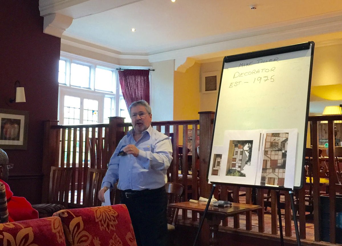 BNI_Meridian's tweet photo. MJ Tiller Decorators presentation @BNI_Meridian by Mike Tiller. All about painting and decorating! http://t.co/kqqpc8FGIL