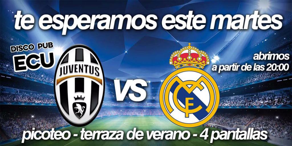 ESTA TARDE EN DISCO PUB ECU PRIMERA SEMIS DE CHAMPIONS...!!!!
