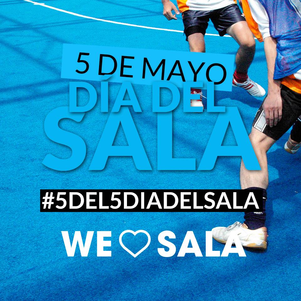 FutbolEmotionFS's tweet photo. Porque el 5 es nuestro número, ayúdanos a celebrar hoy el #5del5DiadelSala
¡Feliz Día del Fútbol Sala! #WeLoveSala http://t.co/Xb7r8GA8ar