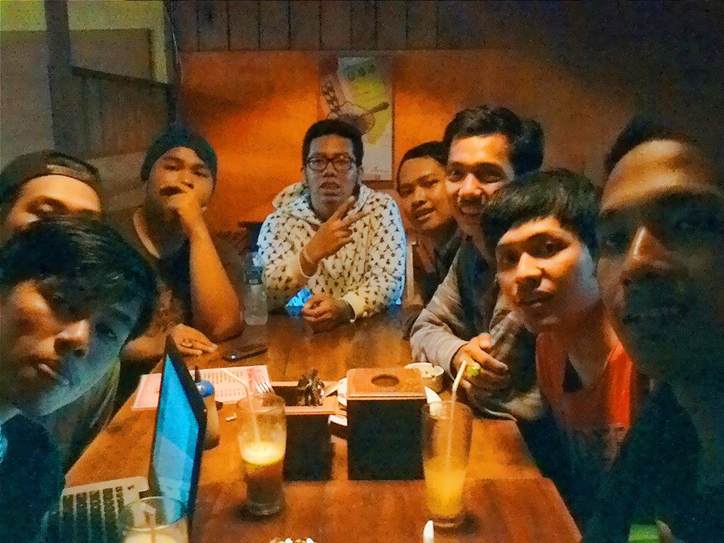 Meeting crew Pringsewu Passion Fest 2015 at kedai tani jamur -