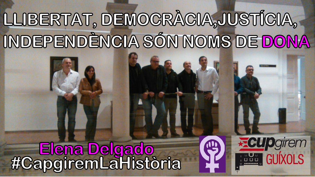 <a href="/ElenaMedc71/">#PerLesLlibertats</a>, llibertat,  democràcia,  justícia independència són noms de dona #CapgiremLaHistoria #Guíxols