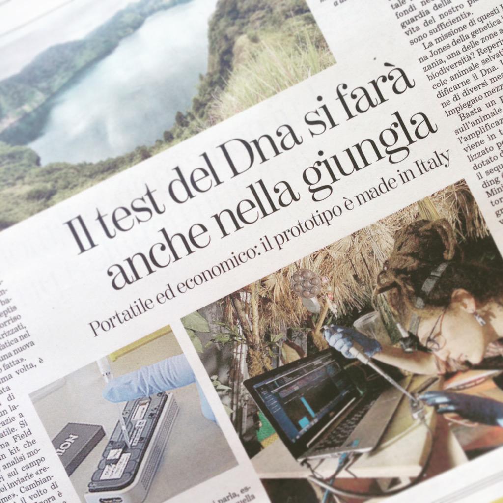 AnnaMartellato's tweet photo. "Un piccolo balzo per una rana, un grande salto per la scienza" #science #DNAfieldlab @MUSE_Trento OGGI SU @La_Stampa http://t.co/FhzoBUb5aL