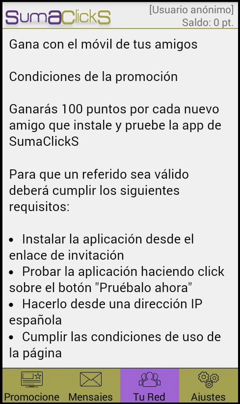 suma_clicks's tweet photo. Gana 100 puntos por cada nuevo amigo que instale y pruebe la app de @suma_clicks 

http://t.co/IwEmrXsMln http://t.co/rI13xijVm5