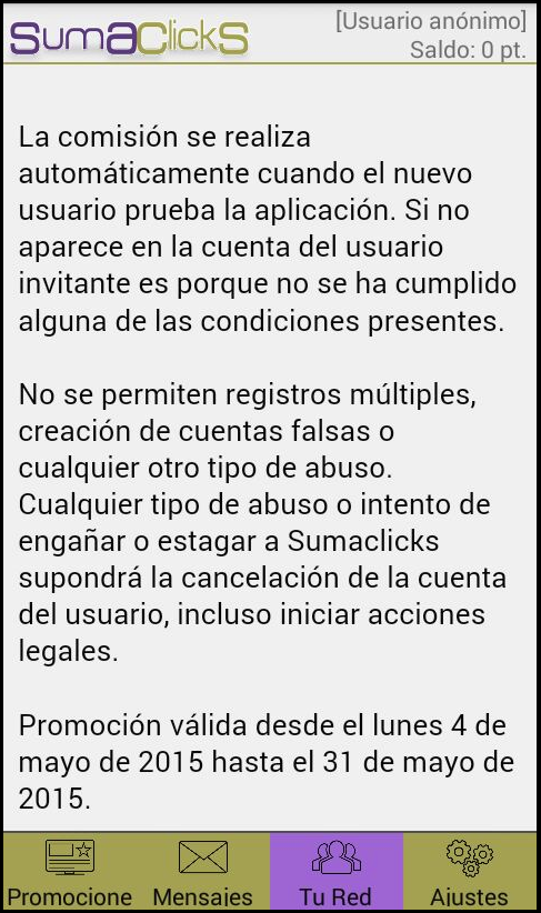 suma_clicks's tweet photo. Gana 100 puntos por cada nuevo amigo que instale y pruebe la app de @suma_clicks 

http://t.co/IwEmrXsMln http://t.co/rI13xijVm5
