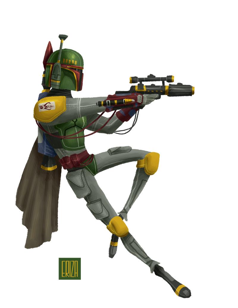 A bit late but here is my version of #BobaFett for @Sketch_Dailies #HappyMayThe4th #Sketch_Dailies