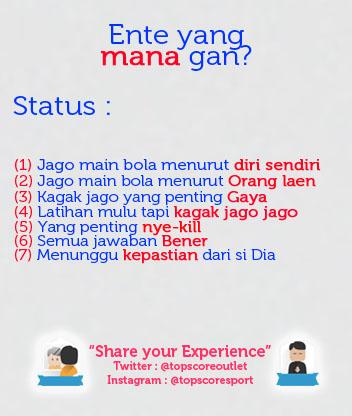 Ig Topscoresport Pa Twitter Haha Iseng Iseng Sore Status Ente Yang Mana Gan Http T Co 3k8r8wpvqv Ig Topscoresport Pa Twitter Haha Iseng Iseng Sore Status Ente Yang Mana Gan Http T Co 3k8r8wpvqv